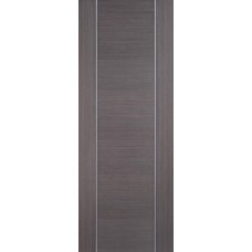 Choc Grey Alcaraz Fire Door with Fire Check