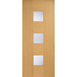 Oak Catalonia Glazed Door 78