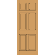 Colonial Dowel Hardwood External 80X32