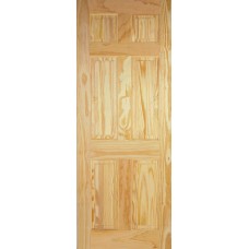 Clear Pine 6 Panel Door