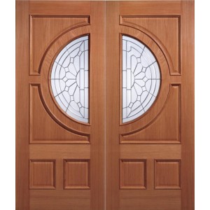 Empress Hardwood Ig Zinc Entrance Door 78X33
