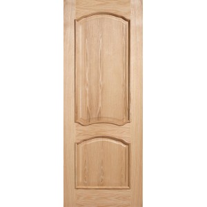 Oak Louis Raised Mouldings Fire Door 78