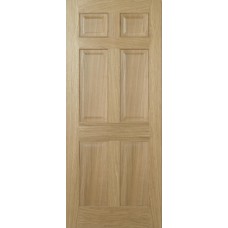 Oak Regency 6 Panel Fire Door