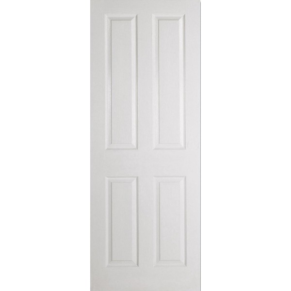 Composite Textured 4 Panel Square Top Fire Door 78