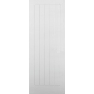 Composite Textured Vertical 5 Panel Fire Door 78