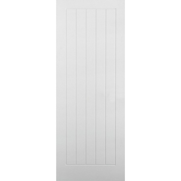 Composite Textured Vertical 5 Panel Fire Door 78