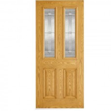 GRP Oak Malton Glazed Door