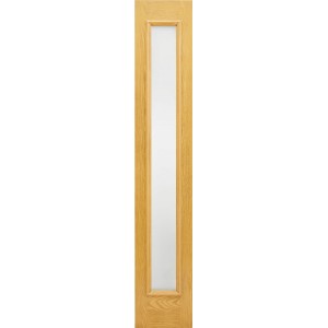 GRP Oak Sidelight Frosted 2032X356X44mm