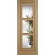 Oak Inlay 3 Light Glazed Door