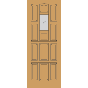 Elizabethan Dowel Hardwood External 78X33