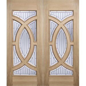 Majestic Oak Ig Zinc Entrance Doors 78X33