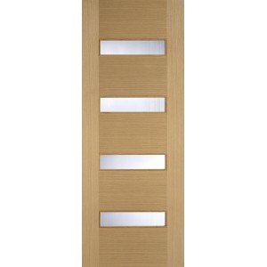 Oak Monaco Glazed Door 78