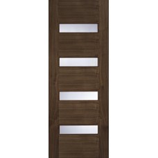 Walnut Monaco Glazed Door