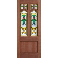M&T Camden Tulip 6 Light Hardwood Ext 78X33