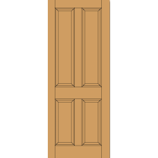 M&T Colonial 4P Hardwood External 78X30X44Mm