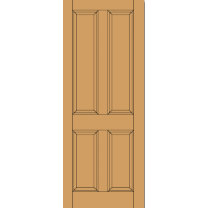 M&T Colonial 4P Hardwood External 80X32X44Mm