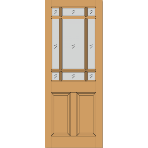 M&T Warwick Hardwood External 80X32X44Mm