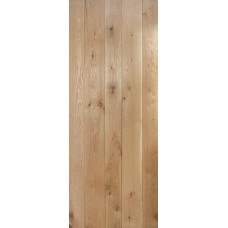 Oak Nostalgia Rustic Solid Ledged Door