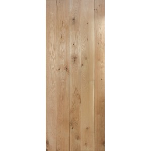 Oak Nostalgia Rustic Solid Ledged Door 78