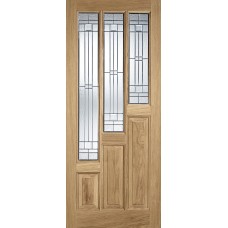 Coventry Oak With Elegant Zinc Glass 80X32X44Mm