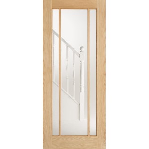 Oak Lincoln 3 Panel Glazed Door 78