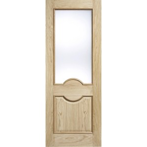 Oak Marseille Frosted Glazed Door 78