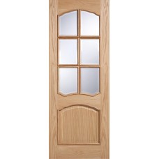 Oak Riviera Glazed Door