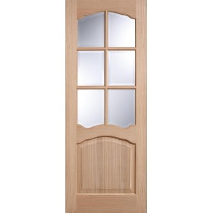 Oak Riviera Clear Glazed Door 78