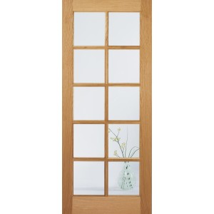 Oak SA 10 Light Glazed Door 78