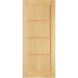 Oak Oslo 4 Panel Pre-Finished Door 78