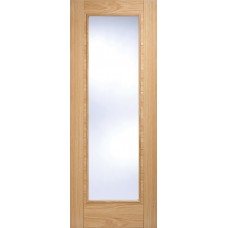 Oak Vancouver Clear Glazed Door