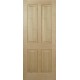 Oak Regency 4 Panel Pre-Finished Raised Moulding Door