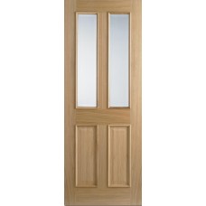 Oak Richmond Glazed Pre-Finished Raised Moulding Door