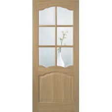 Oak Riviera Pre-Finished Glazed Door