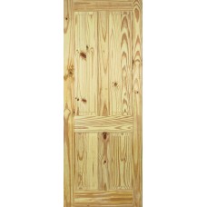 Knotty Pine 4 Panel Door