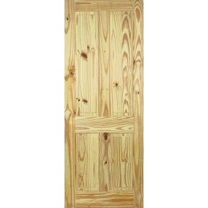 Knotty Pine 4 Panel Door 78