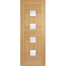 Oak Quebec Glazed Door