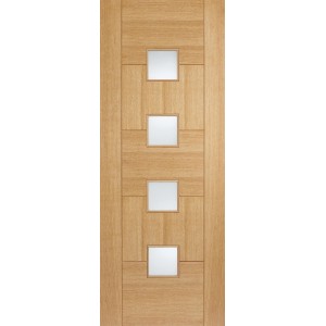 Oak Quebec Glazed Door 78