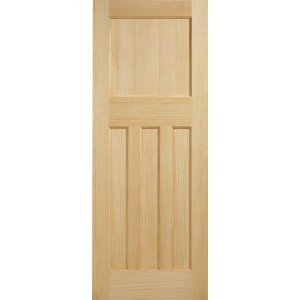 Radiata Pine DX 30's Style Fire Door 78