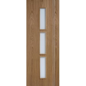 Oak Sierra Glazed Door 78