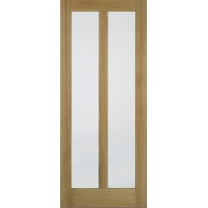 Oak Vermont 2 Light Clear Glazed Door