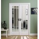 White Manhattan Room Divider Set 4'