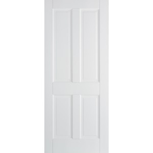 White Primed Canterbury 4 Panel Door