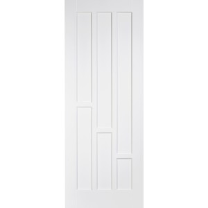 White Primed Coventry 3 Panel Door 78