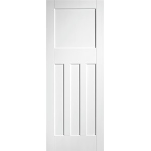White Primed DX 30's Style Door 78