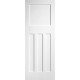 White Primed DX 30's Style Fire Door