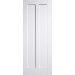 White Primed Maine 2 Panel 78