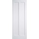 White Primed Maine 2 Panel Fire Door