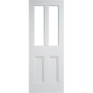 White Primed Malton 2 Panel 2 Light Screenprint Glazed...