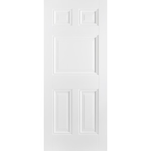 White Primed Paris 5 Panel Door 78